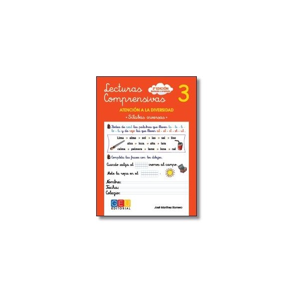 Lecturas comprensivas  3 silabas invers