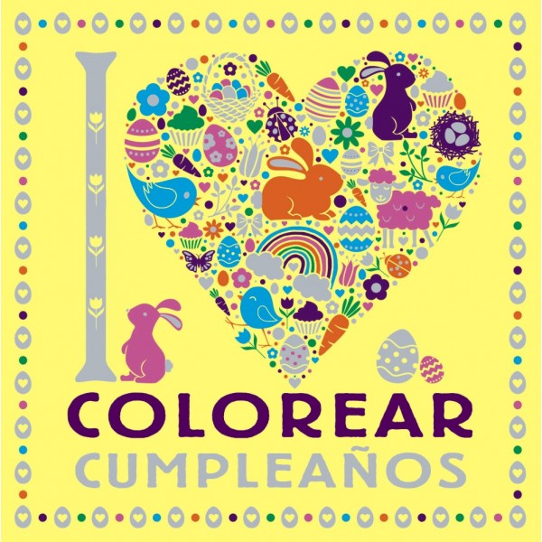 I LOVE colorear cumpleaños