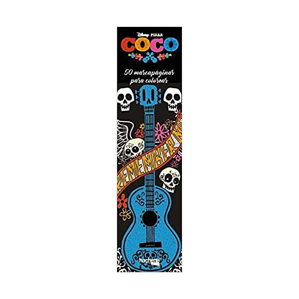 Marcapáginas para colorear Disney Coco