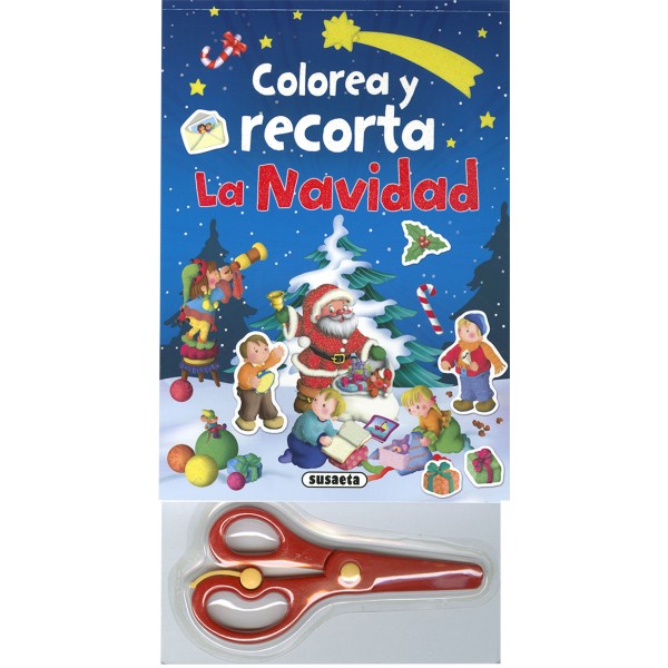Colorea y recorta la Navidad