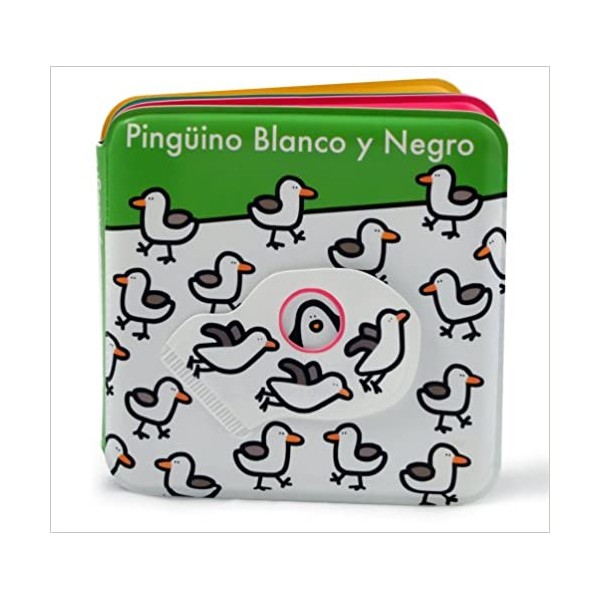 Libro de baño: PINGÜINO BLANCO Y NEGRO
