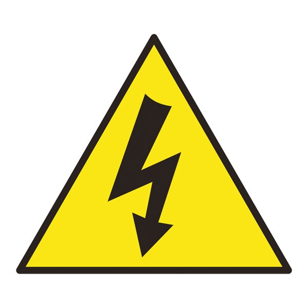 Etiq señal riesgo electrico 11x11 10951