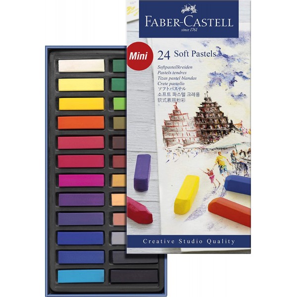 Caja 24 pasteles blandos Goldfaber