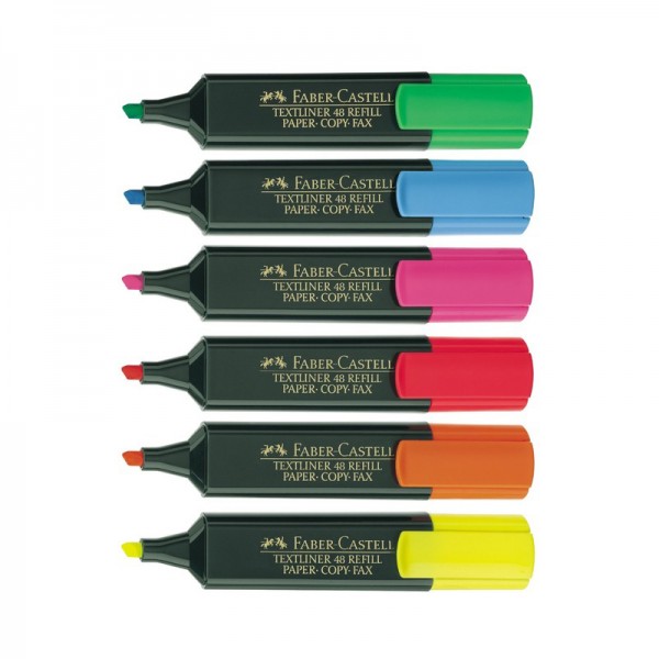 Marcador Faber Textliner 48 Rosa