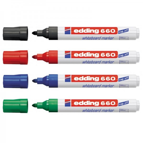 Rotulador pizarra Edding 660 Rojo