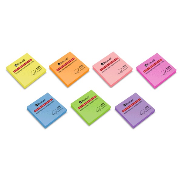 Notas adhesivas neon 76x76 80 hojas magenta