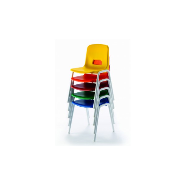 Mo silla mod 209 32cm pp rojo pata gris