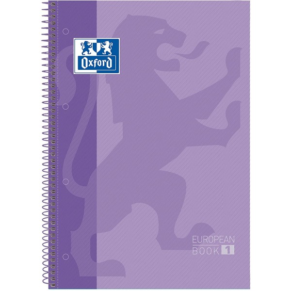 Cuaderno Oxford microperforado 80 h. Violeta