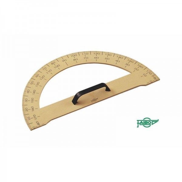 Semicirculo pizarra plastico 34 cm.