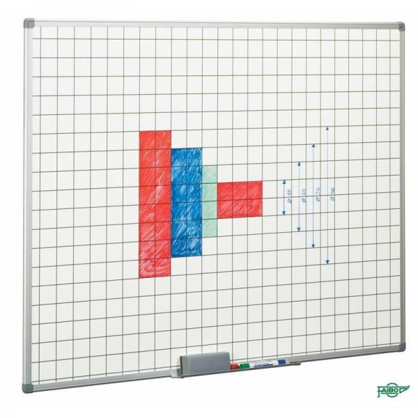 Pizarra b m-alum 122x244 cuad 5x5 11cf-6