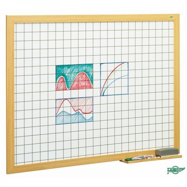 Pizarra b m-p 100x150 cuad 5x5  400c-6