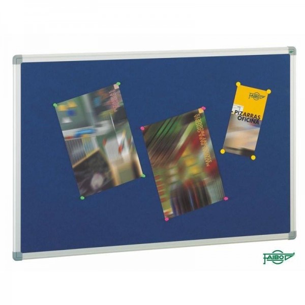 Tablero tapizado para anuncios 90x150 Azul
