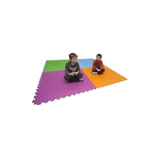 Loseta puzzle eva 100x100x1cm fucsia