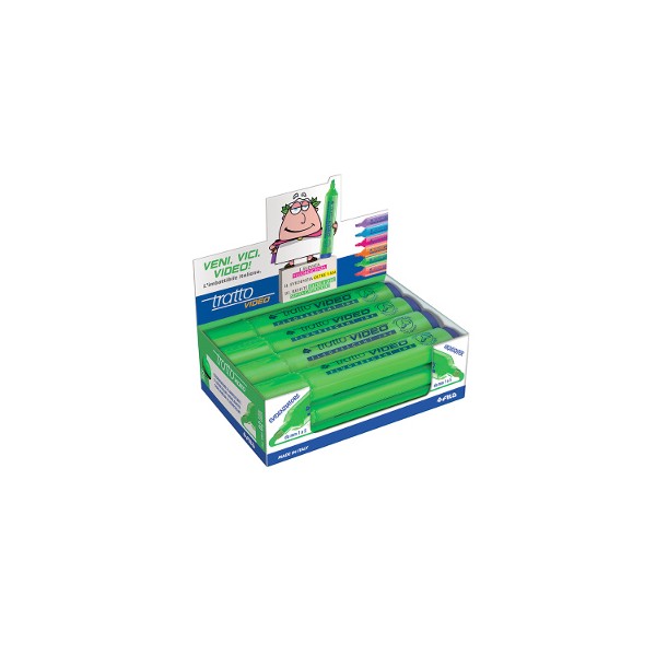Marcador Tratto Video Verde