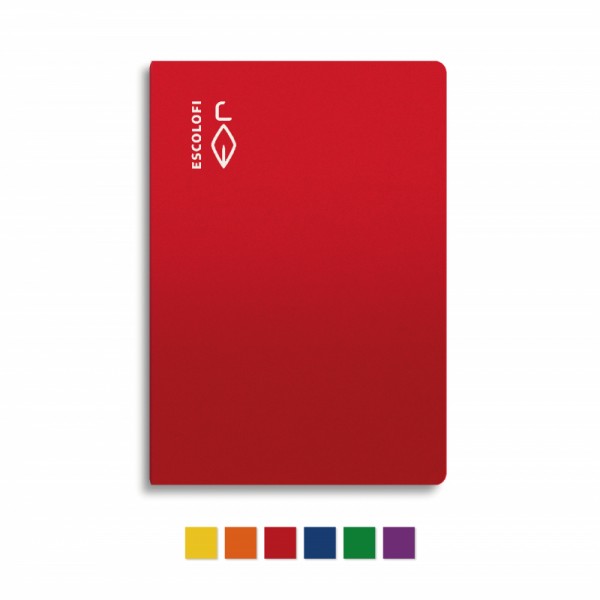 Libreta Escolofi 50h. f. horizontal margen Azul