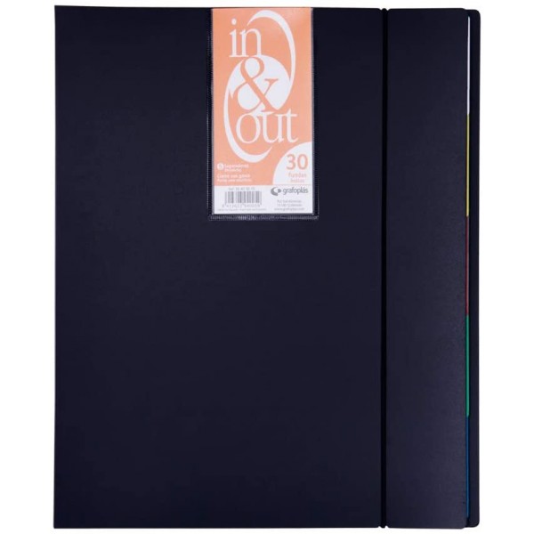 Carp funda a4  30f esp extraible sep neg