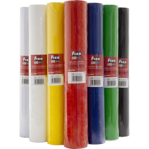 Rollo adh fixo 045x20m verde brillo 3020