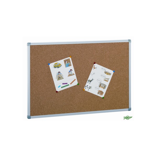 Tablero anuncios marco Aluminio 60x90