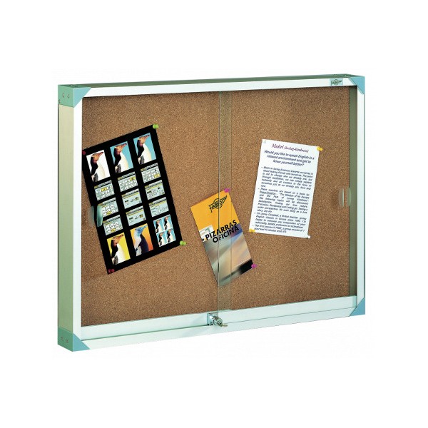 Vitrina corcho crist metacrilato 60x80