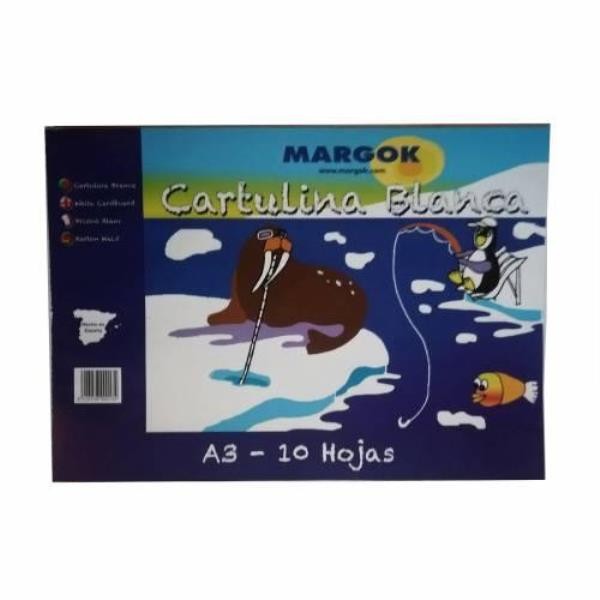 Bloc manual cartulina a3 p10 180g blanca