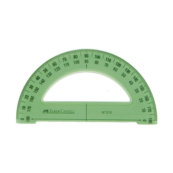 Semicirculos tecnicos 13 cm Faber-Castell