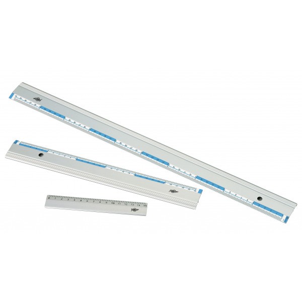 Regla metalica de Aluminio 15 cm.