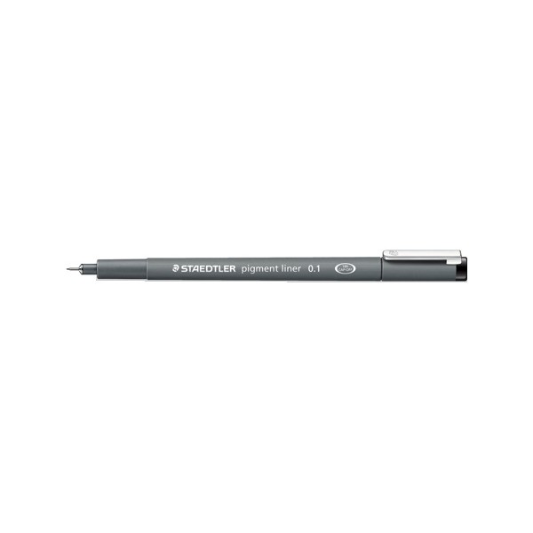 Rotulador Pigment liner 0,1 mm. Negro