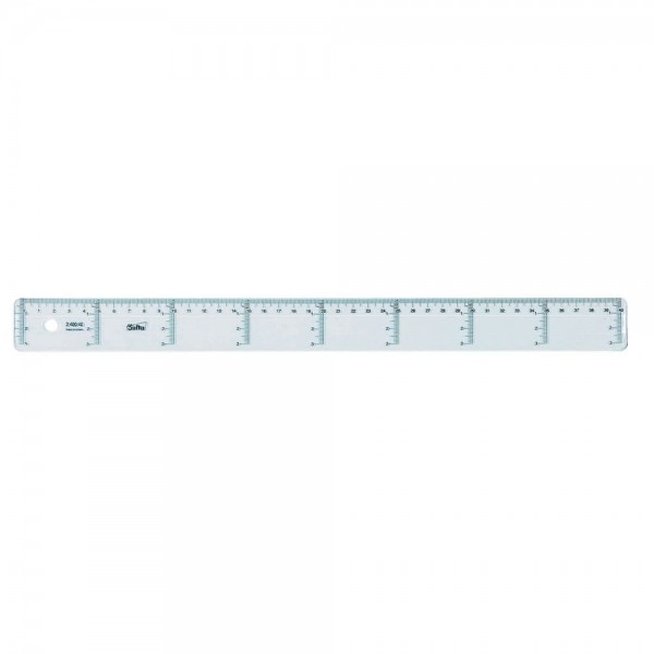 Regla escolar 40 cm.