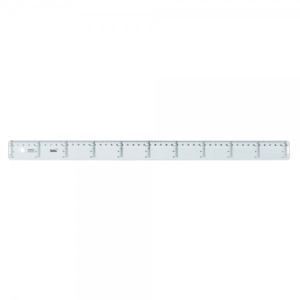 Regla escolar 50 cm.