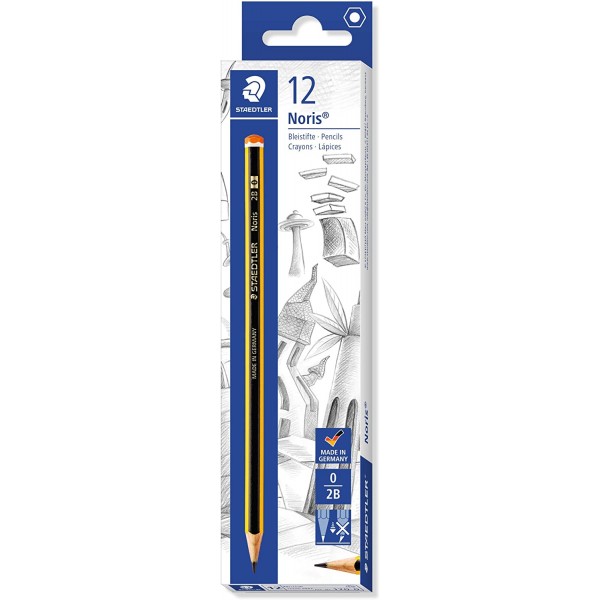 Caja 12 lapiz Staedtler Noris n. 0-2B P6