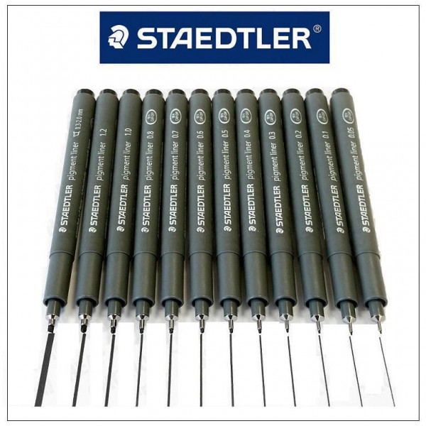 Rotulador Pigment liner 0,1 mm. Negro