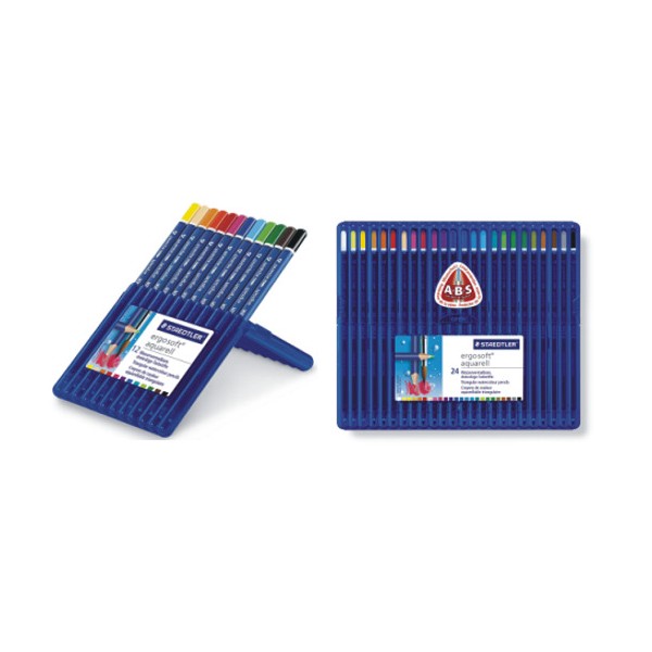 Estuche 12 lapices Staedtler Ergo Soft acuarelable